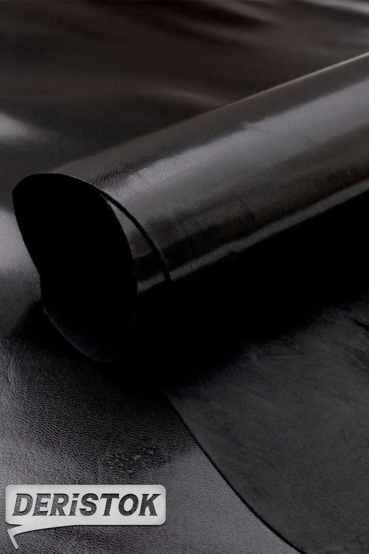 Oğlak Derisi Yüzlük (Glase) Parlak Siyah - 1