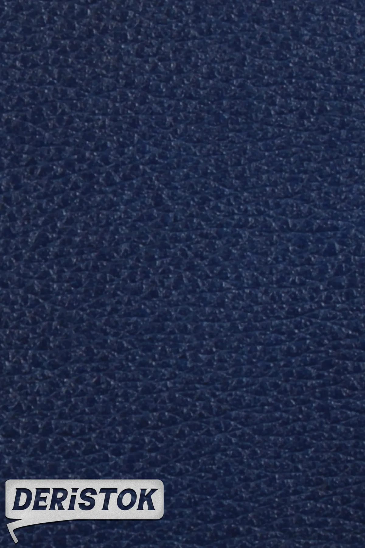 Geyik Desenli Egzotik Deri Koyu Toz Mavi - 1