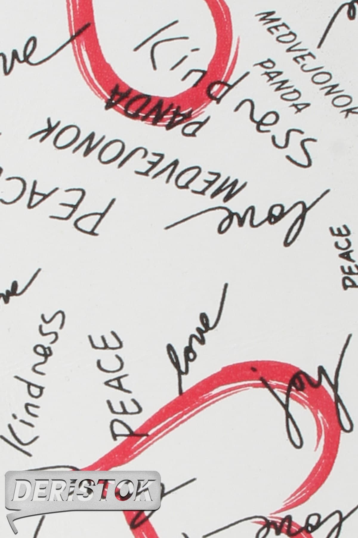 Dana Derisi Dijital Baskılı Vidala Beyaz