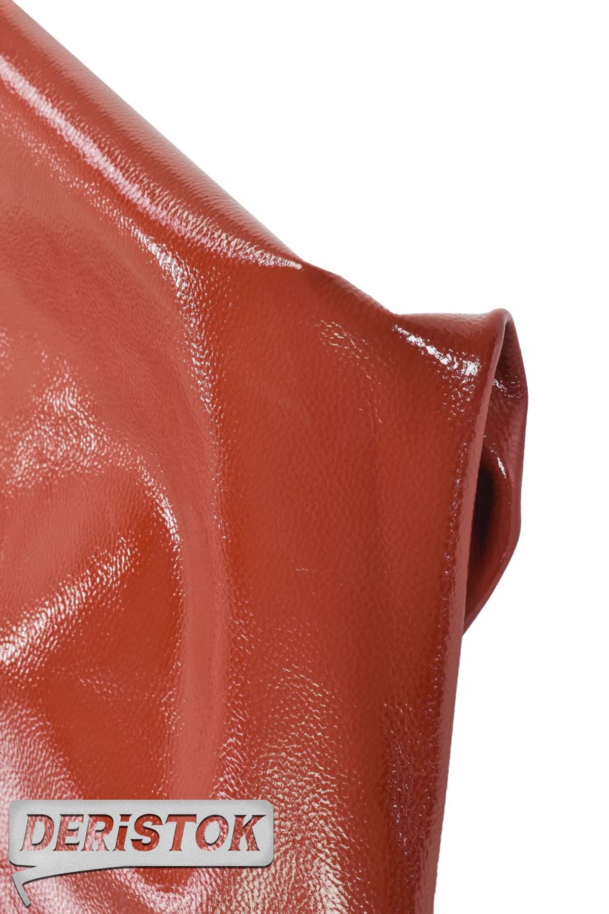 Dana Derisi Rugan Kırışık Koyu Kestane