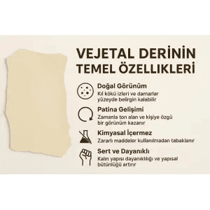 Vejetal Deri Hakkında Bilinmesi Gerekenler
